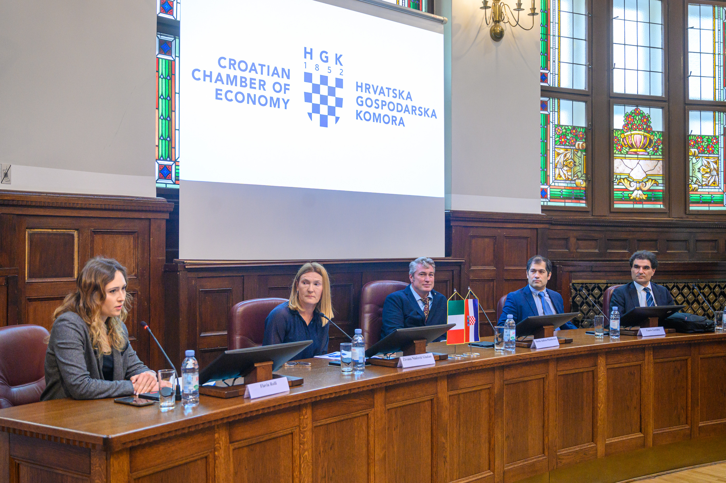1. panel Flavia Rolli, Živana Ninčević Gladan, Martin Andreas Pfannkuchen, Fausto Ferreira, Michele Grassi.jpg