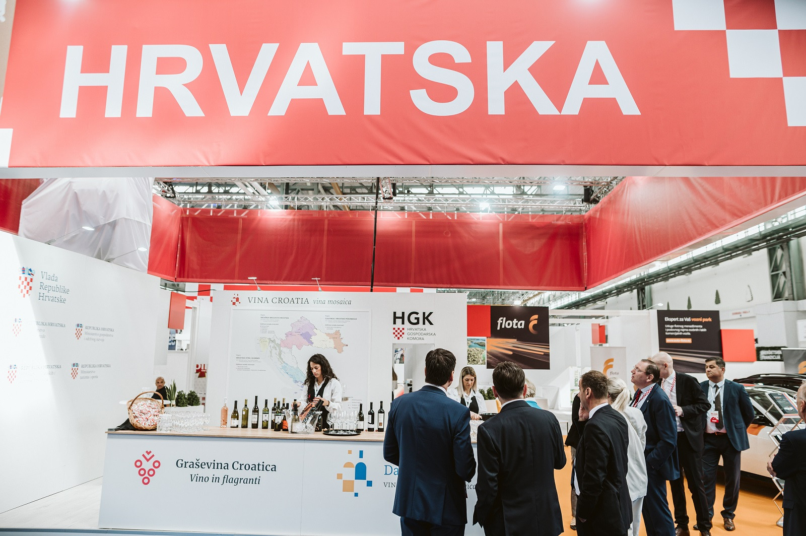 25. Međunarodnog sajma gospodarstva u Mostaru, hrvatski štand.jpg