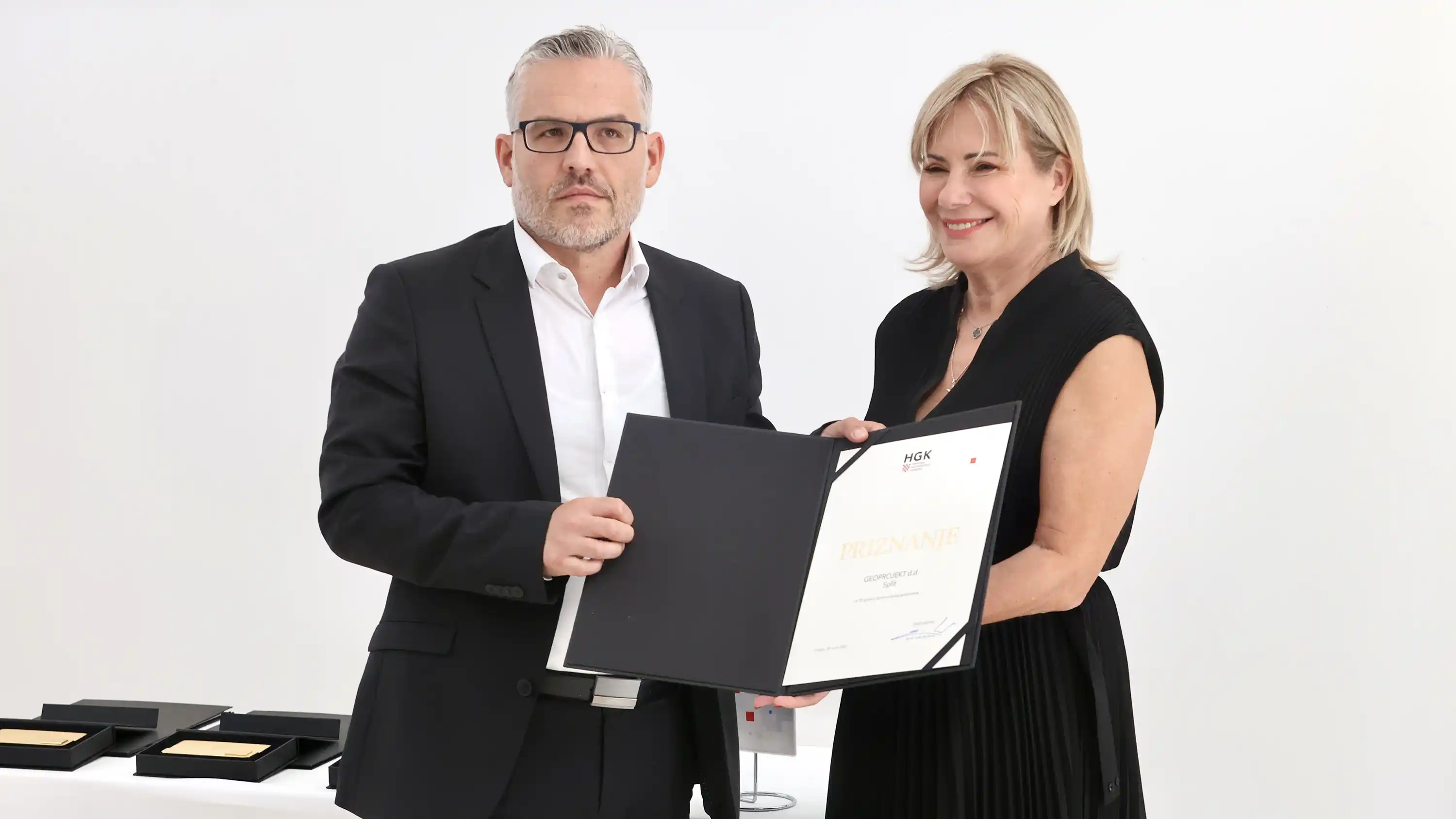 Mirko Smiljanić, Geoprojekt d.d i Potpredsjednica HGK Mirjana Čagalj.jpg
